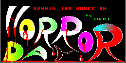 Horrorday - spoof text adventure