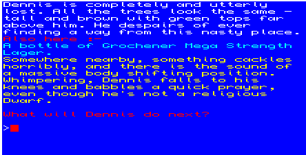 Horrorday - Spoof Text Adventure